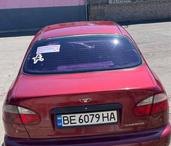 Красный Дэу Сенс, объемом двигателя 1.5 л и пробегом 232 тыс. км за 2500 $, фото 6 на Automoto.ua