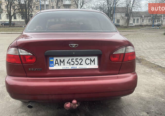Червоний Деу Сенс, об'ємом двигуна 1.3 л та пробігом 166 тис. км за 2600 $, фото 3 на Automoto.ua