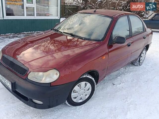 Красный Дэу Сенс, объемом двигателя 1.3 л и пробегом 150 тыс. км за 1000 $, фото 2 на Automoto.ua