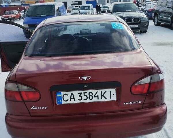 Красный Дэу Сенс, объемом двигателя 1.5 л и пробегом 192 тыс. км за 2500 $, фото 3 на Automoto.ua