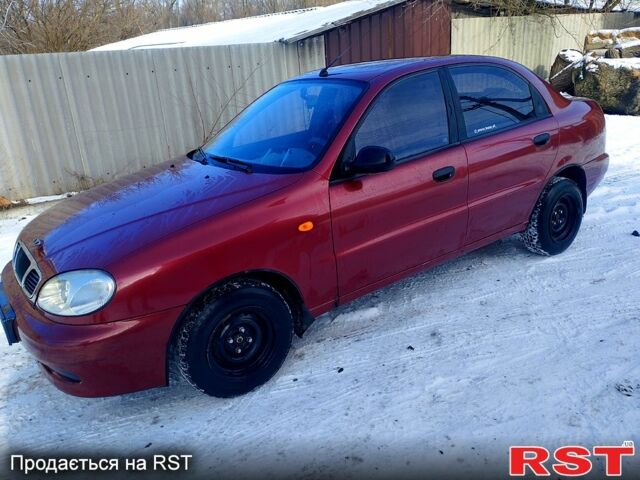 Красный Дэу Сенс, объемом двигателя 1.3 л и пробегом 209 тыс. км за 2450 $, фото 1 на Automoto.ua