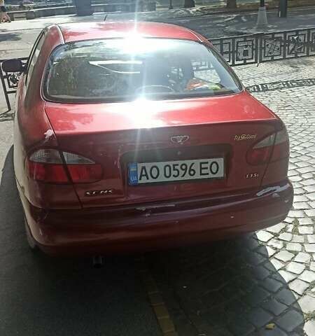 Красный Дэу Сенс, объемом двигателя 1.3 л и пробегом 141 тыс. км за 1750 $, фото 1 на Automoto.ua