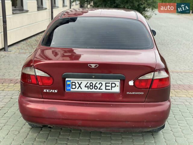 Красный Дэу Сенс, объемом двигателя 1.3 л и пробегом 97 тыс. км за 1150 $, фото 7 на Automoto.ua
