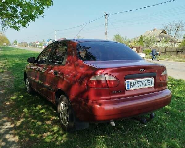 Червоний Деу Сенс, об'ємом двигуна 1.3 л та пробігом 170 тис. км за 2350 $, фото 3 на Automoto.ua