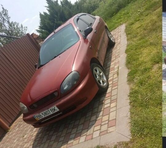 Красный Дэу Сенс, объемом двигателя 1.3 л и пробегом 250 тыс. км за 1550 $, фото 5 на Automoto.ua