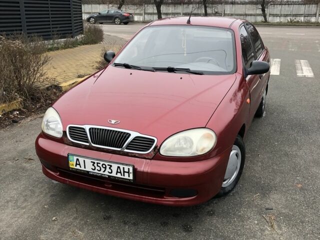 Красный Дэу Сенс, объемом двигателя 1.5 л и пробегом 109 тыс. км за 1600 $, фото 1 на Automoto.ua