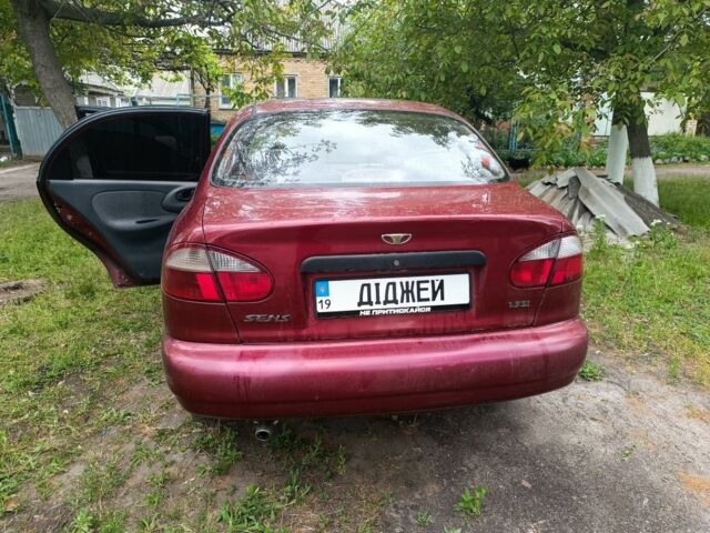 Червоний Деу Сенс, об'ємом двигуна 1.3 л та пробігом 209 тис. км за 1691 $, фото 1 на Automoto.ua