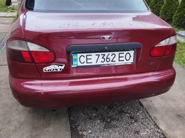 Красный Дэу Сенс, объемом двигателя 1.3 л и пробегом 150 тыс. км за 1400 $, фото 3 на Automoto.ua