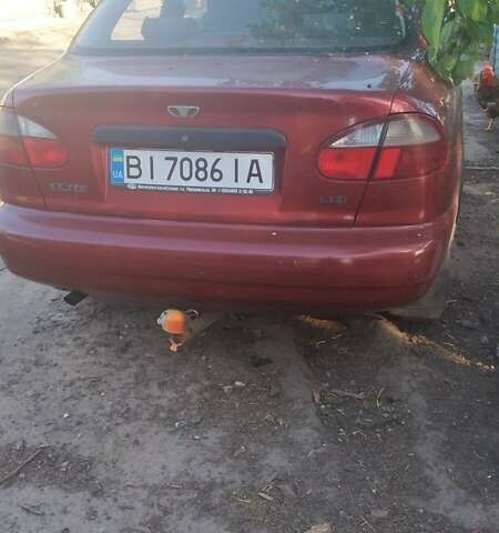 Красный Дэу Сенс, объемом двигателя 1.3 л и пробегом 232 тыс. км за 2150 $, фото 3 на Automoto.ua