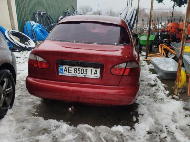 Красный Дэу Сенс, объемом двигателя 1.5 л и пробегом 192 тыс. км за 750 $, фото 3 на Automoto.ua