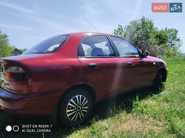 Красный Дэу Сенс, объемом двигателя 1.3 л и пробегом 232 тыс. км за 2150 $, фото 1 на Automoto.ua