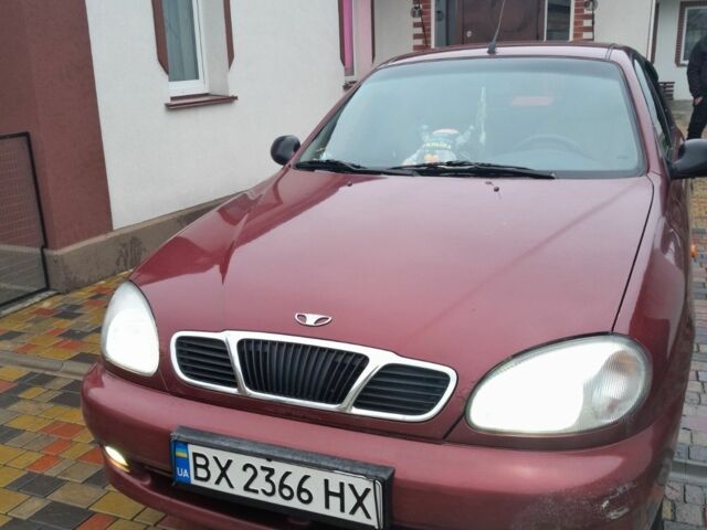 Красный Дэу Сенс, объемом двигателя 1.5 л и пробегом 238 тыс. км за 2500 $, фото 1 на Automoto.ua