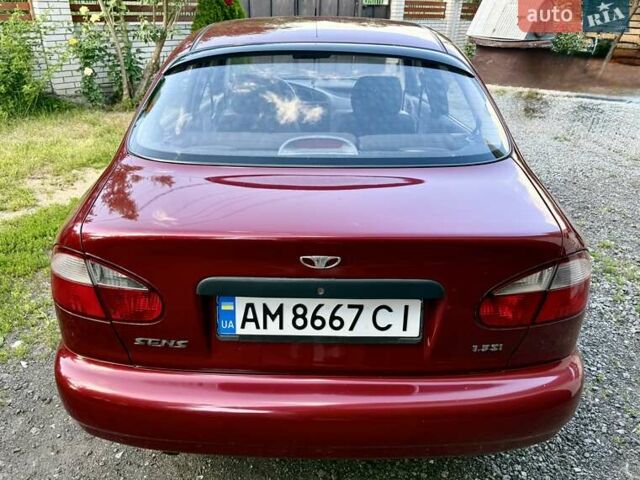 Червоний Деу Сенс, об'ємом двигуна 1.3 л та пробігом 130 тис. км за 2700 $, фото 7 на Automoto.ua