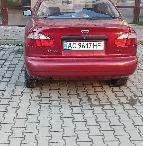 Красный Дэу Сенс, объемом двигателя 1.3 л и пробегом 205 тыс. км за 1300 $, фото 3 на Automoto.ua