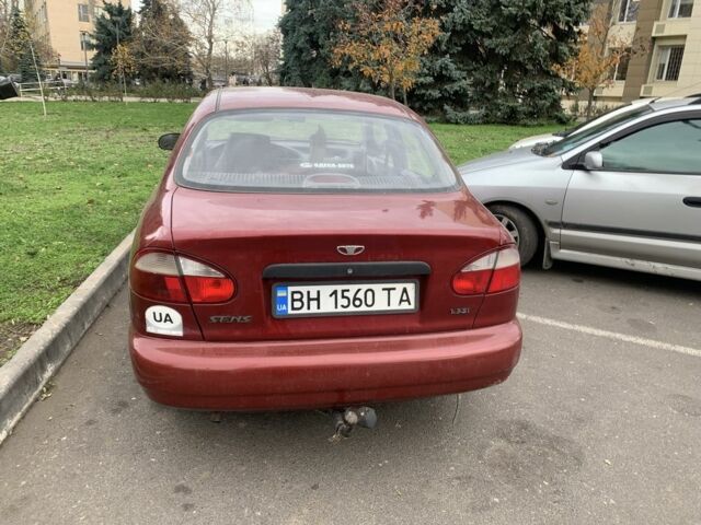 Красный Дэу Сенс, объемом двигателя 1.3 л и пробегом 150 тыс. км за 799 $, фото 3 на Automoto.ua