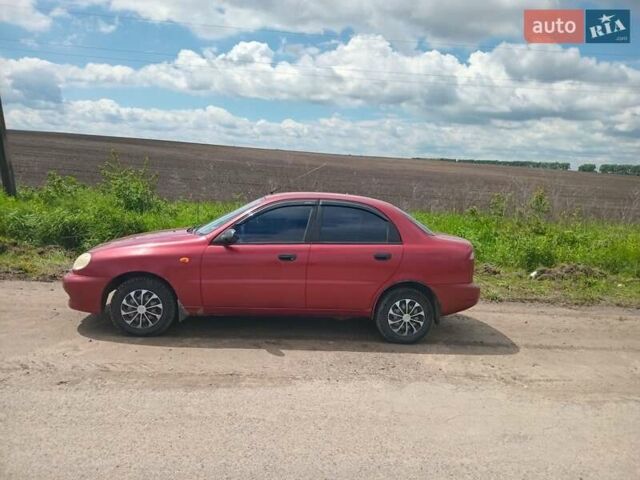 Красный Дэу Сенс, объемом двигателя 1.3 л и пробегом 270 тыс. км за 1600 $, фото 1 на Automoto.ua