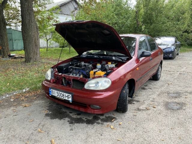 Красный Дэу Сенс, объемом двигателя 1.5 л и пробегом 210 тыс. км за 2500 $, фото 3 на Automoto.ua