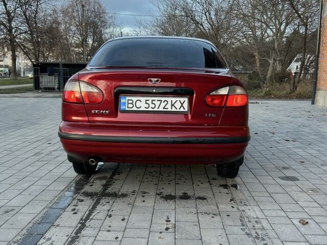 Червоний Деу Сенс, об'ємом двигуна 1.3 л та пробігом 224 тис. км за 2000 $, фото 5 на Automoto.ua