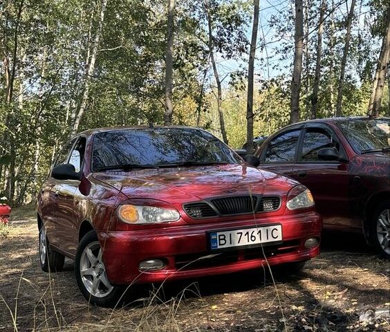 Красный Дэу Сенс, объемом двигателя 1.4 л и пробегом 190 тыс. км за 2500 $, фото 4 на Automoto.ua