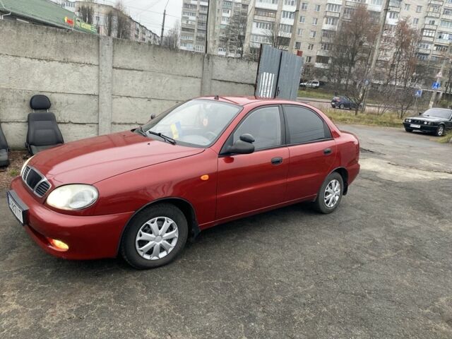 Червоний Деу Сенс, об'ємом двигуна 1.5 л та пробігом 162 тис. км за 2450 $, фото 1 на Automoto.ua