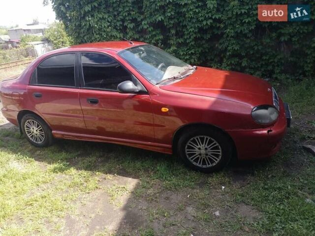 Красный Дэу Сенс, объемом двигателя 1.5 л и пробегом 276 тыс. км за 1800 $, фото 1 на Automoto.ua