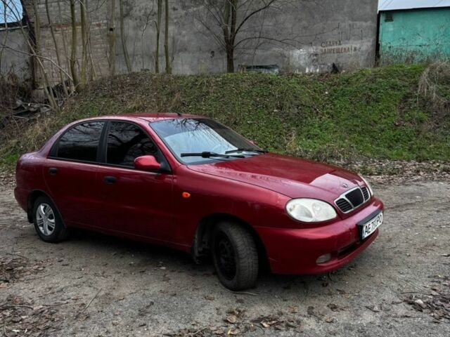 Красный Дэу Сенс, объемом двигателя 1.4 л и пробегом 160 тыс. км за 1250 $, фото 1 на Automoto.ua