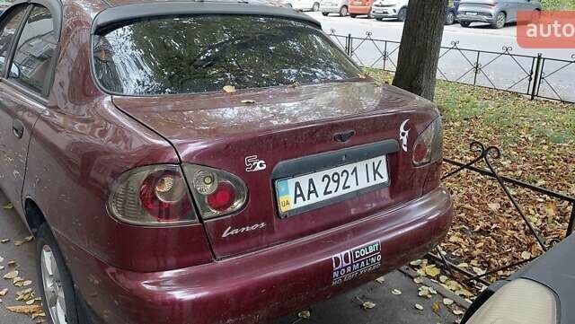 Красный Дэу Сенс, объемом двигателя 1.5 л и пробегом 160 тыс. км за 2200 $, фото 2 на Automoto.ua