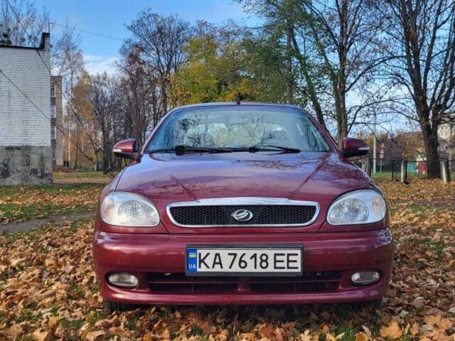 Красный Дэу Сенс, объемом двигателя 1.5 л и пробегом 84 тыс. км за 3550 $, фото 1 на Automoto.ua