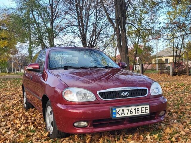 Красный Дэу Сенс, объемом двигателя 1.5 л и пробегом 84 тыс. км за 3550 $, фото 2 на Automoto.ua