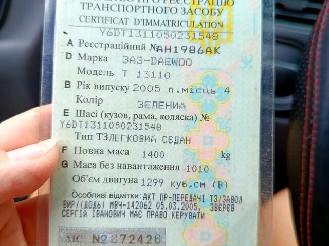 Деу Сенс, об'ємом двигуна 1.3 л та пробігом 152 тис. км за 1500 $, фото 8 на Automoto.ua