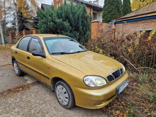 Жовтий Деу Сенс, об'ємом двигуна 1.3 л та пробігом 125 тис. км за 1200 $, фото 1 на Automoto.ua