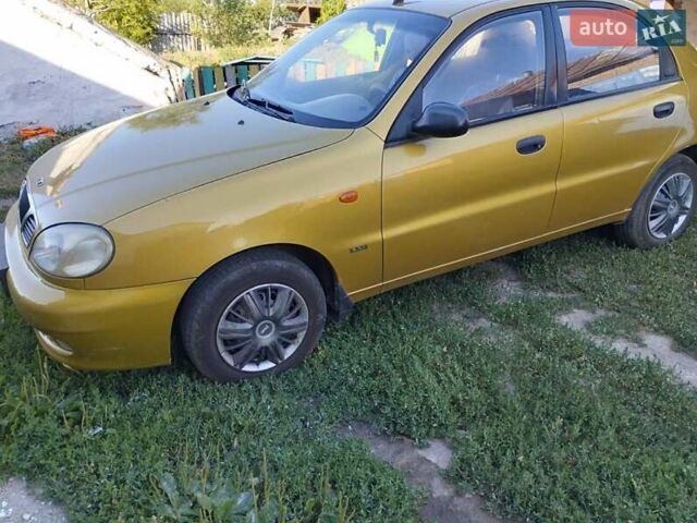 Жовтий Деу Сенс, об'ємом двигуна 1.3 л та пробігом 187 тис. км за 2100 $, фото 1 на Automoto.ua