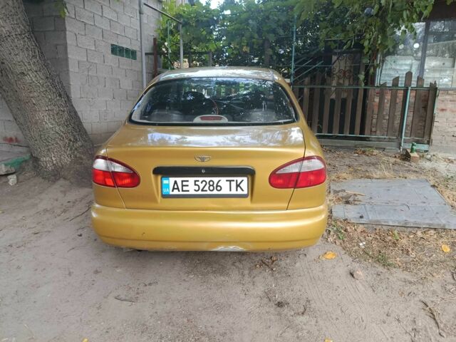 Жовтий Деу Сенс, об'ємом двигуна 1.3 л та пробігом 460 тис. км за 970 $, фото 1 на Automoto.ua
