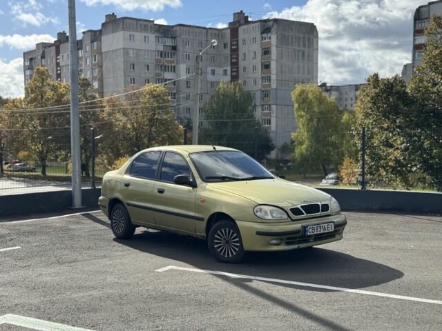 Желтый Дэу Сенс, объемом двигателя 1.5 л и пробегом 200 тыс. км за 800 $, фото 1 на Automoto.ua