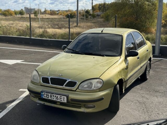 Желтый Дэу Сенс, объемом двигателя 1.5 л и пробегом 200 тыс. км за 800 $, фото 4 на Automoto.ua