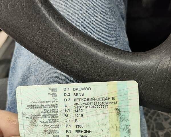 Сірий Деу Сенс, об'ємом двигуна 1.3 л та пробігом 95 тис. км за 2100 $, фото 3 на Automoto.ua