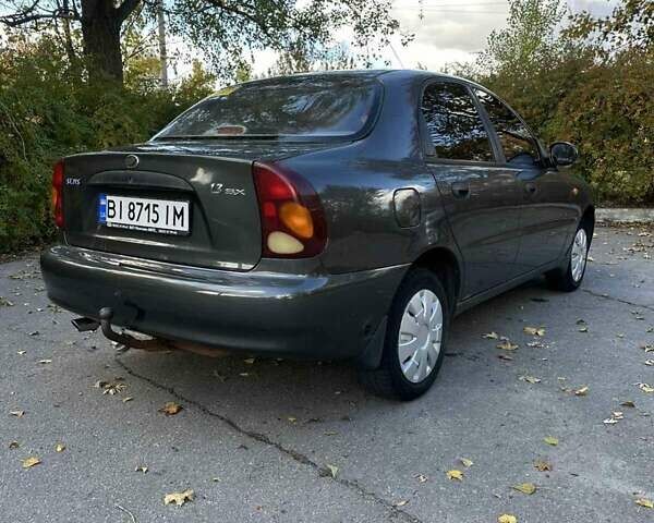 Серый Дэу Сенс, объемом двигателя 1.3 л и пробегом 73 тыс. км за 3200 $, фото 10 на Automoto.ua