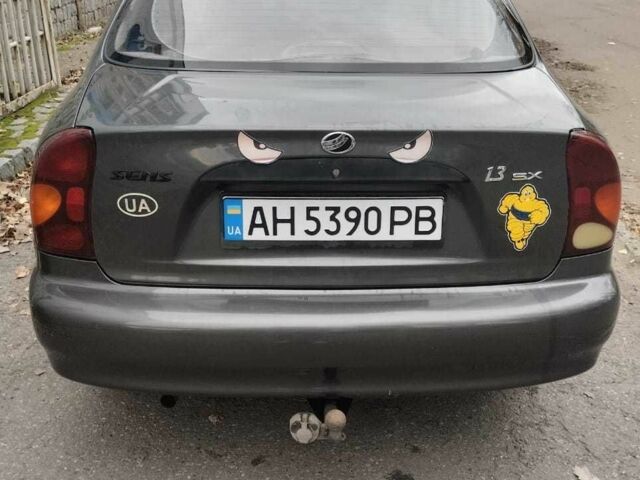 Сірий Деу Сенс, об'ємом двигуна 1.3 л та пробігом 135 тис. км за 2400 $, фото 1 на Automoto.ua