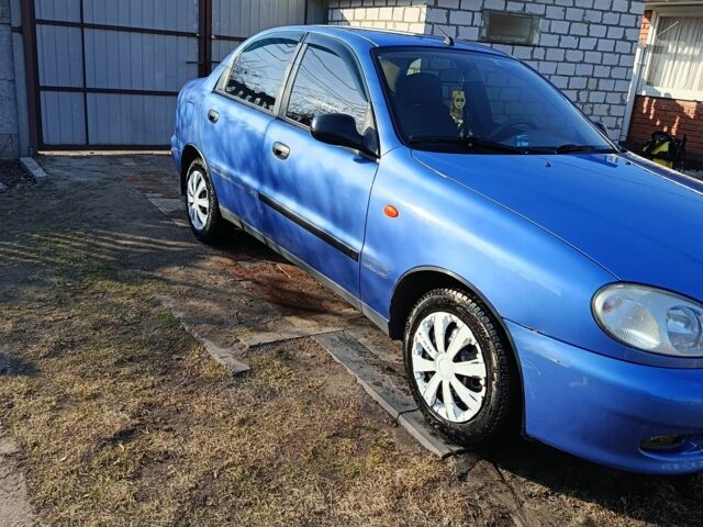 Синий Дэу Сенс, объемом двигателя 1.3 л и пробегом 186 тыс. км за 2100 $, фото 1 на Automoto.ua