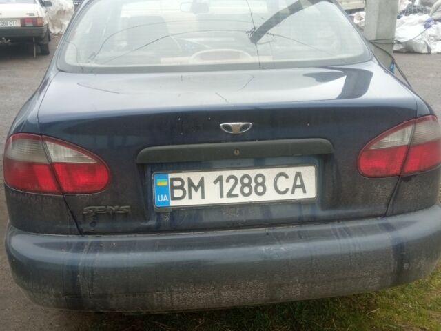 Синий Дэу Сенс, объемом двигателя 1.3 л и пробегом 125 тыс. км за 1500 $, фото 3 на Automoto.ua