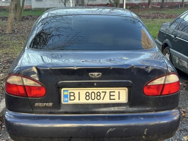Синий Дэу Сенс, объемом двигателя 1.3 л и пробегом 250 тыс. км за 873 $, фото 2 на Automoto.ua