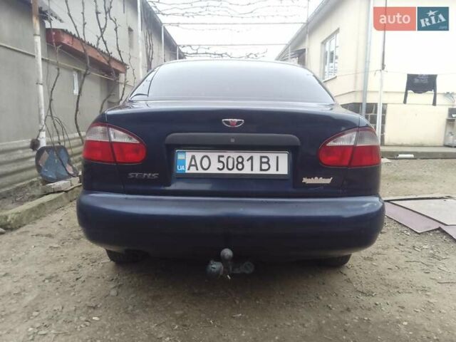Синий Дэу Сенс, объемом двигателя 1.3 л и пробегом 205 тыс. км за 1500 $, фото 3 на Automoto.ua