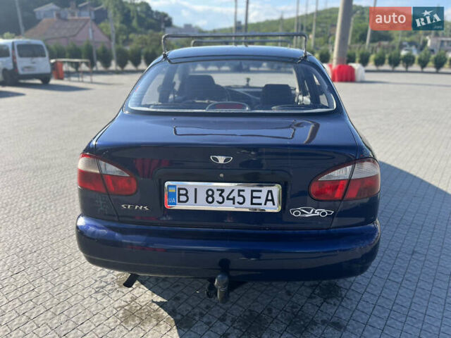 Синий Дэу Сенс, объемом двигателя 1.3 л и пробегом 206 тыс. км за 2200 $, фото 5 на Automoto.ua