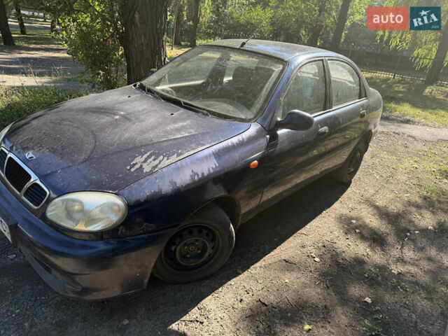 Синий Дэу Сенс, объемом двигателя 1.3 л и пробегом 270 тыс. км за 646 $, фото 1 на Automoto.ua
