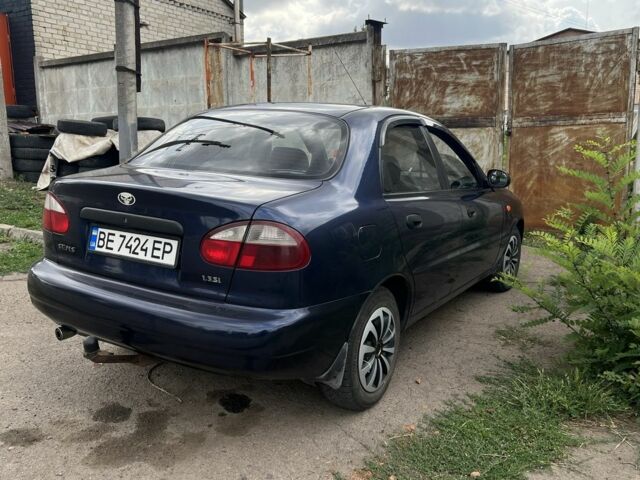 Синий Дэу Сенс, объемом двигателя 1.3 л и пробегом 217 тыс. км за 2300 $, фото 2 на Automoto.ua
