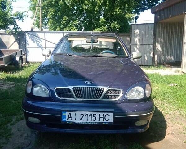 Синий Дэу Сенс, объемом двигателя 1.3 л и пробегом 183 тыс. км за 2100 $, фото 1 на Automoto.ua