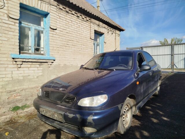 Синий Дэу Сенс, объемом двигателя 1.6 л и пробегом 100 тыс. км за 900 $, фото 1 на Automoto.ua