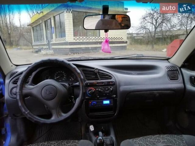 Синий Дэу Сенс, объемом двигателя 1.3 л и пробегом 250 тыс. км за 1700 $, фото 7 на Automoto.ua