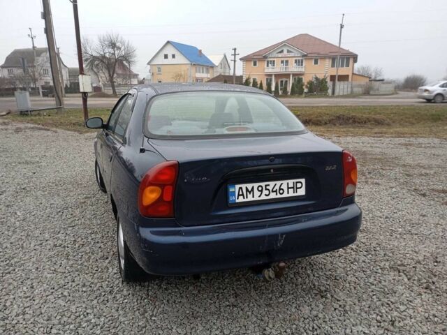 Синий Дэу Сенс, объемом двигателя 1.6 л и пробегом 220 тыс. км за 1850 $, фото 4 на Automoto.ua