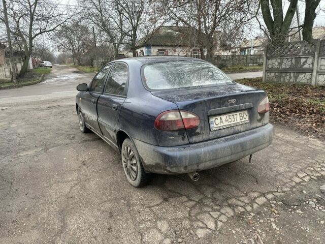 Синий Дэу Сенс, объемом двигателя 1.3 л и пробегом 200 тыс. км за 650 $, фото 3 на Automoto.ua